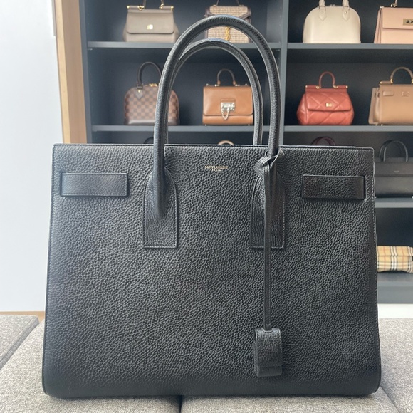 Saint Laurent Sac de Jour, Medium, Black - Picture 1 of 4